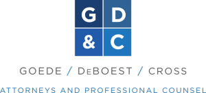 Goede, DeBoest & Cross logo.
